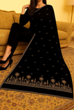 Elegant Embroidered Velvet Shawl Ultimate Luxury SK2