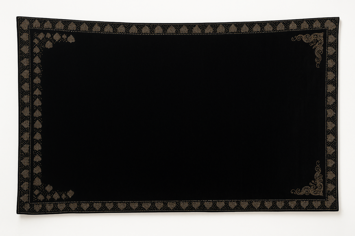 Premium Hand-Embroidered Velvet Shawl – A Touch of Elegance